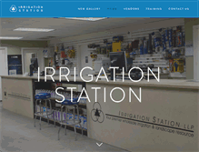 Tablet Screenshot of irrigationstation.com